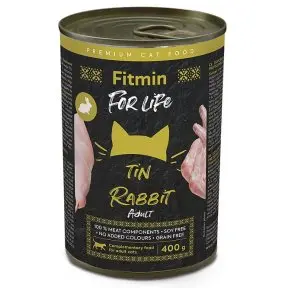 Fitmin For Life Králičí konzerva pro dospělé kočky 400g