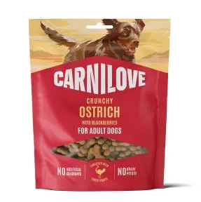 Carnilove Dog Crunchy Snack Ostrich+Blackberries 200g + Množstevní sleva