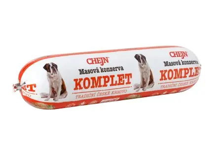 Chejn Masová konzerva pro psy Komplet se zeleninou 1000g