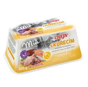 Chejn Masová vanička pro kočky Mia s kuřecím 405g (325g+80g gratis)