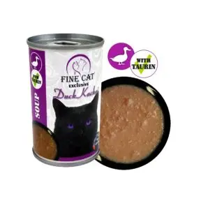 Fine Cat Exclusive Polévka pro kočky Kachní 158g