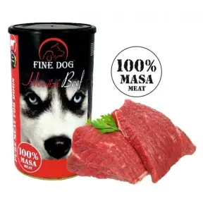 Fine dog Hovězí 100 % Masa 1200g