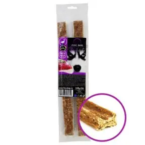 Fine Dog Kachní tyč pro psy 96% masa 100g/2ks
