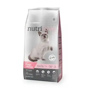 nutrilove Granule pro kočky STERILE 1+ s čerstvým kuřecím 7kg