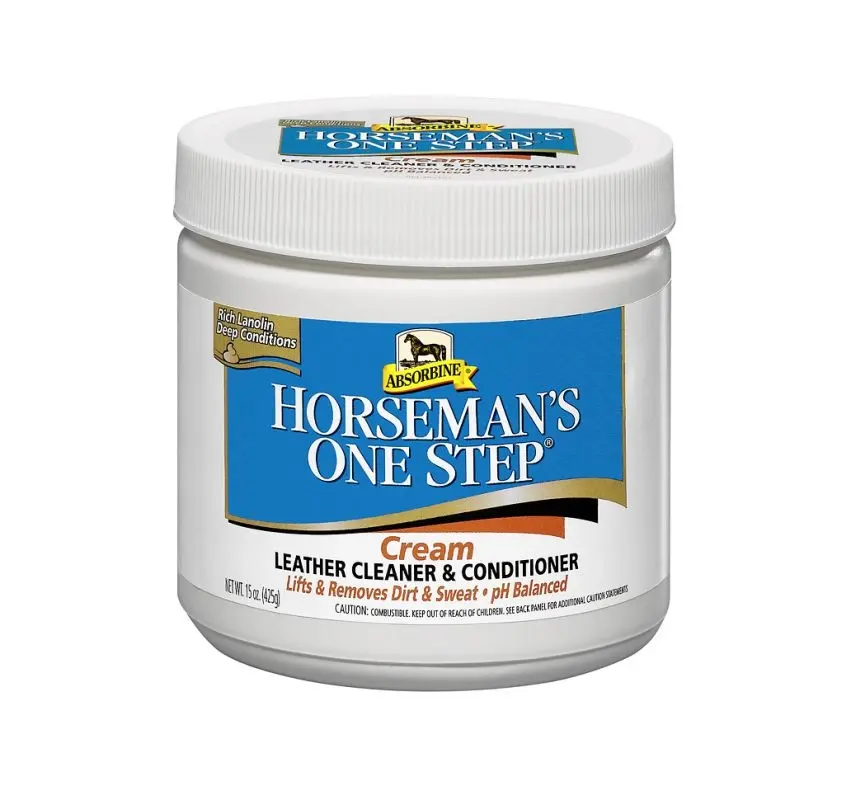 Horseman´s One Step cream - Čistící balzám na kožené výrobky, balení 425 g (Absorbine Horsemans one step cream, čistící balzám na kožené výrobky,)