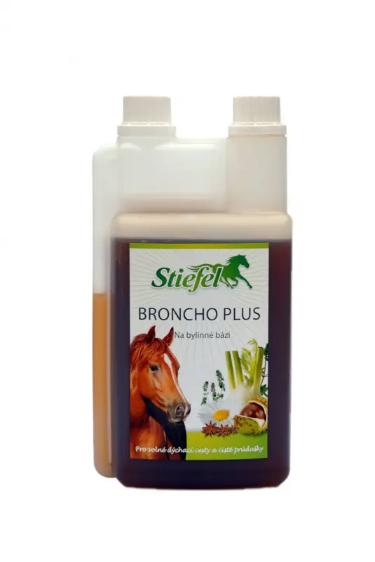 Stiefel Broncho Plus 1 l (Stiefel Broncho Plus pro volné dýchací cesty a průdušky, láhev s dávkovačem 1 l)