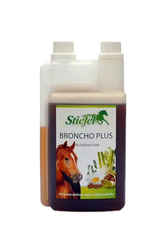 Stiefel Broncho Plus 1 l (Stiefel Broncho Plus pro volné dýchací cesty a průdušky, láhev s dávkovačem 1 l)