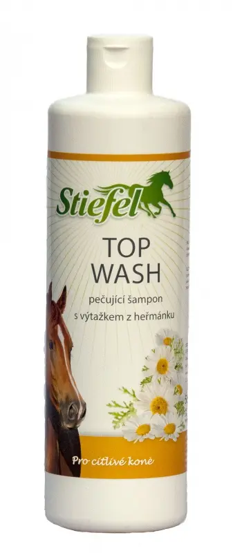 Top wash šampon pro citlivé koně (Stiefel Top wash, šampón pro citlivé koně, láhev 500 ml)