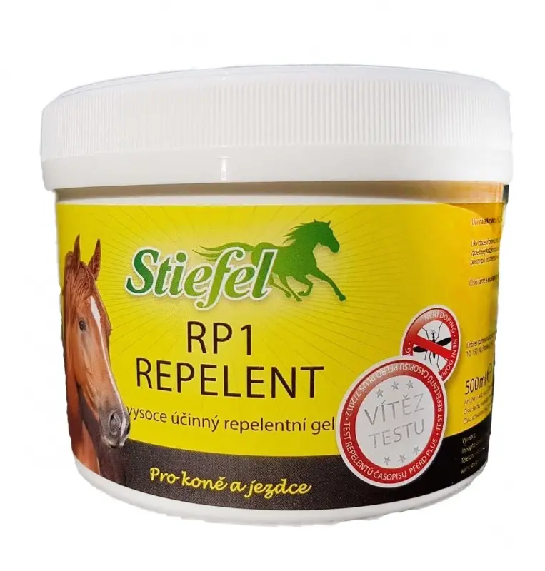 Repelent RP1 - Gel (Stiefel Repelent RP1 gel, dlouhotrvající, šetrná ochrana proti hmyzu bez zápachu, gel pro nepřístupná místa 500 ml)