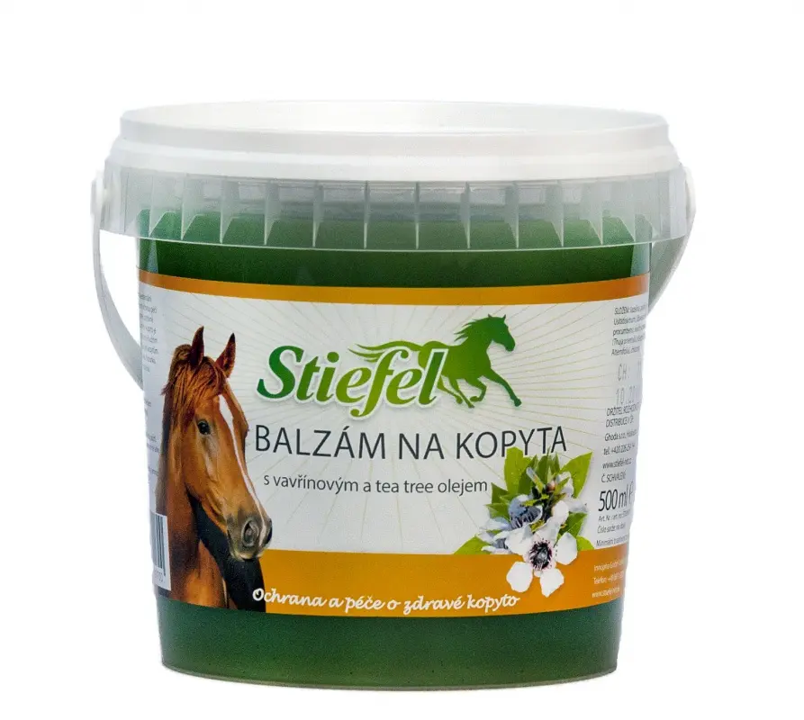 Balzám na kopyta Stiefel (Stiefel Balzám na kopyta, ochrana a péče o strukturu, soudržnost a elasticitu kopyta, balení 500 ml)