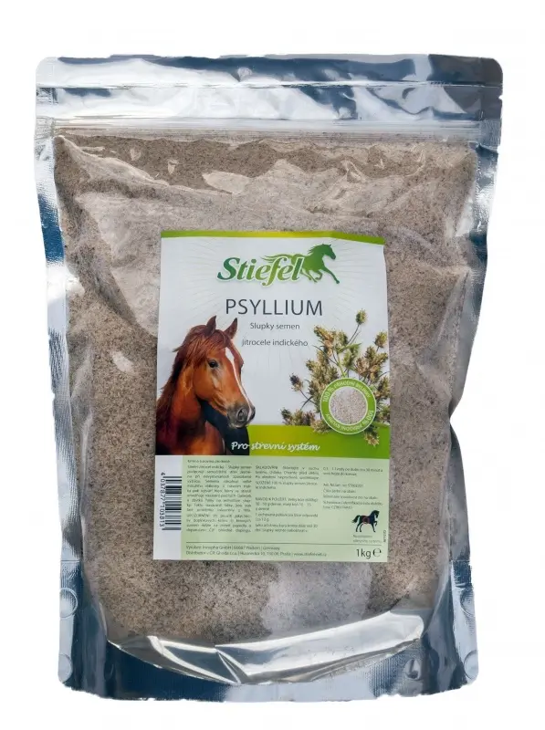 Psyllium 1kg (Stiefel Psyllium, podporuje samočistící schopnost střev, dobré pro zažívací systém, sáček 1 kg)
