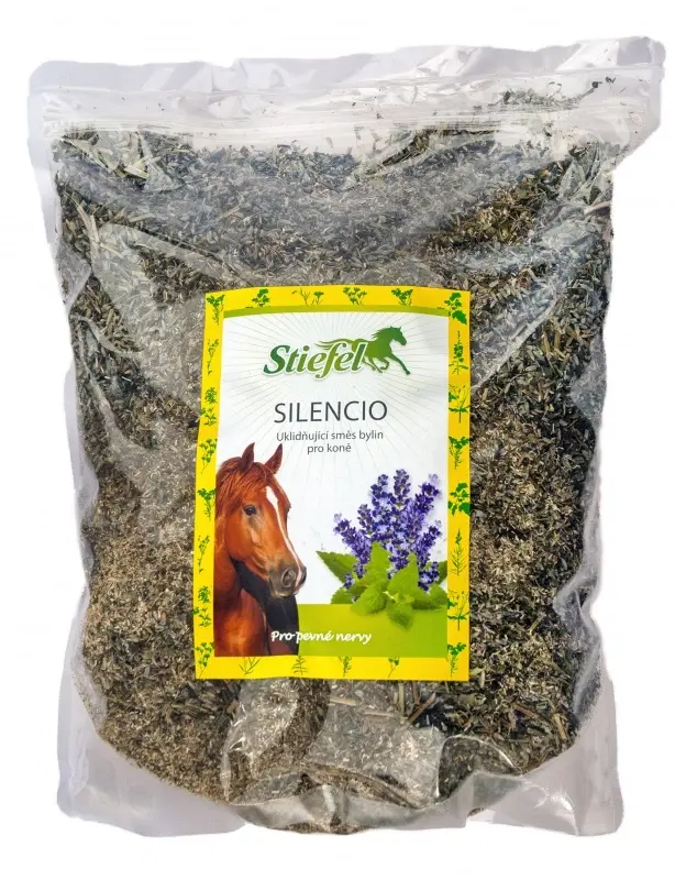 Silencio = Byliny na nervy (Stiefel Silencio, byliny pro pevné nervy, sáček 1 kg řezané byliny)