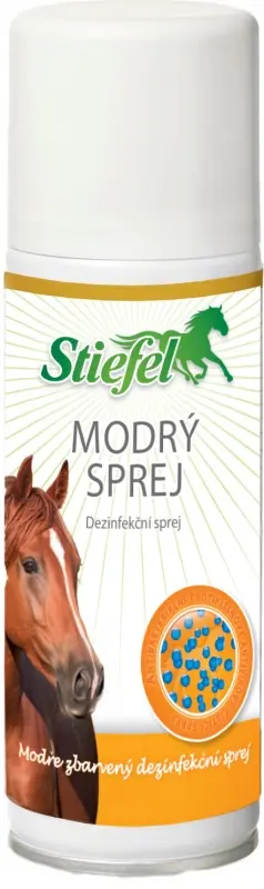 Modrý sprej na dezinfekci vybavení (Stiefel Modrý sprej na dezinfekci stáje a stájového vybavení, sprej 200 ml)