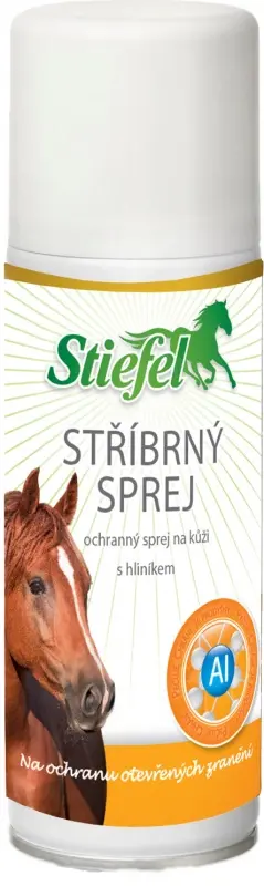 Stříbrný sprej Stiefel (Stiefel Stříbrný sprej na ochranu a dezinfekci otevřených ran, sprej 200 ml)
