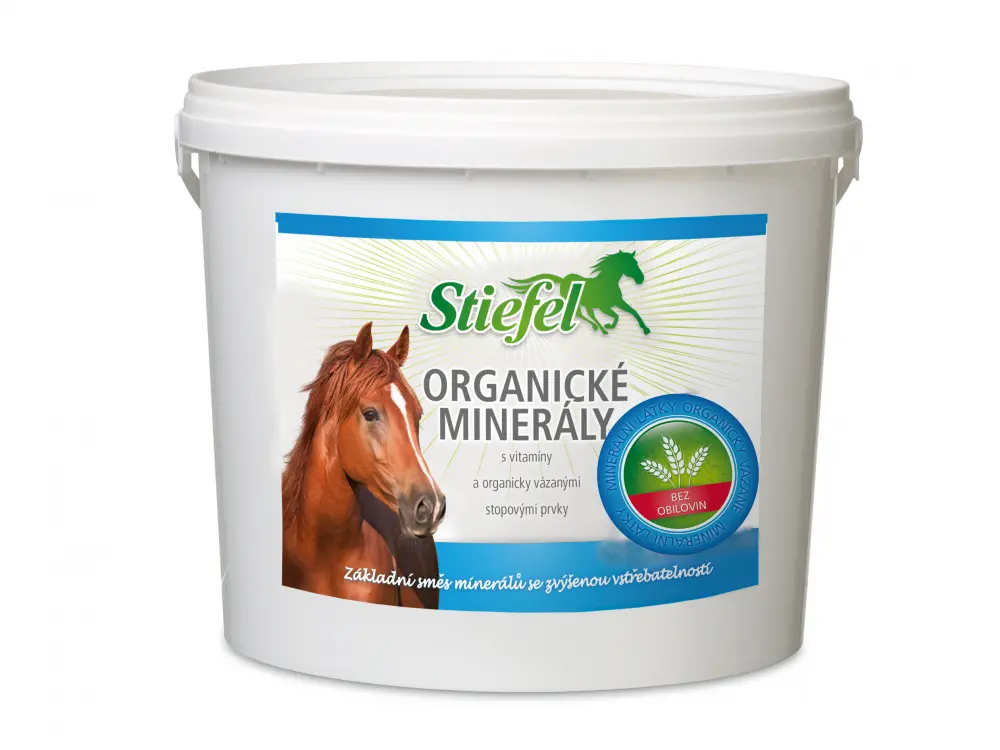 Stiefel Organické minerály 3 kg (Stiefel Organické minerály s organicky vázanými stopovými prvky a minerály v chelátových vazbách, kyblík 3 kg)