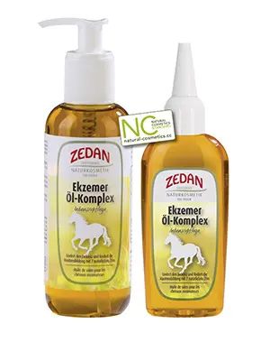 Tišící olej pro koně s letní vyrážkou (Zedan tišící olej pro koně s letní vyrážkou, lahvička s dávkovačem 250ml)