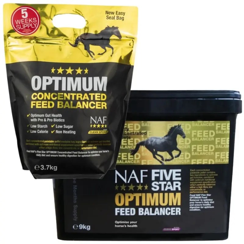 NAF Five star optimum balancer, komplexní krmný doplněk pro koně 3,7 kg (NAF Five star optimum balancer, komplexní krmný doplněk pro koně, balení 3kg)