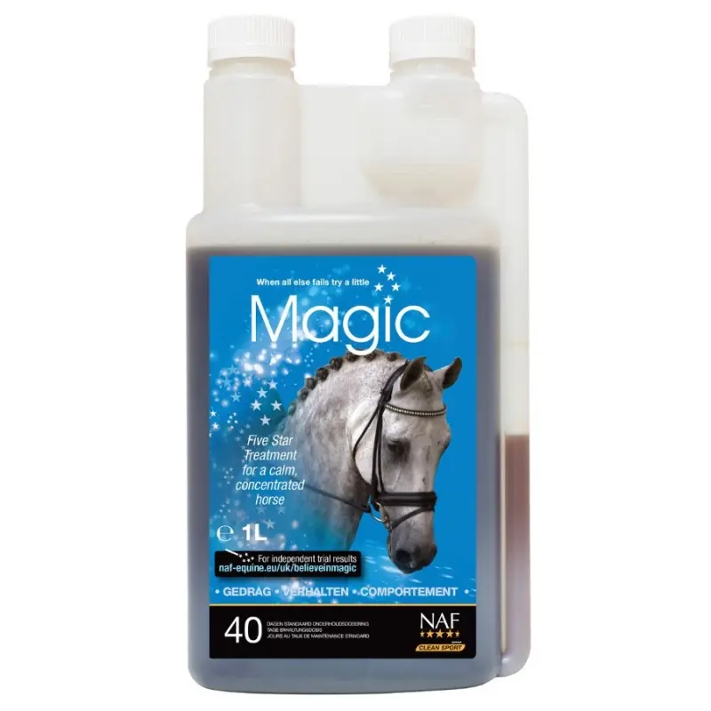NAF Magic liquid na zklidnění a koncentraci (NAF Magic liquid, tekutý přípravek na zklidnění a koncentraci, láhev s dávkovačem 1000ml)