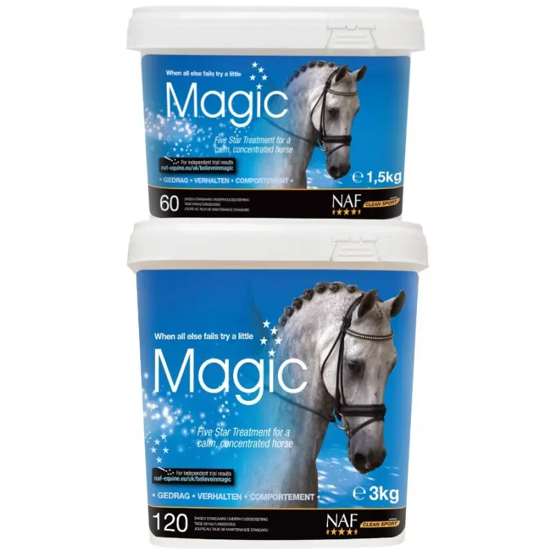 NAF Magic powder, prášek na zklidnění a koncentraci (NAF Magic powder, prášek na zklidnění a koncentraci, kyblík 1,5 kg)