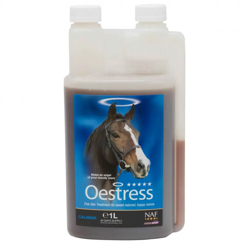 NAF Oestress liquid pro náladové klisny 1 l (NAF Oestress liquid pro náladové klisny, láhev s dávkovačem 1000ml)