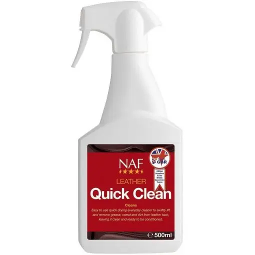 Quick clean pro rychlé čištění kůže 500 ml (NAF Quick Clean pro rychlé čištění kůže, láhev s rozprašovačem 500ml)