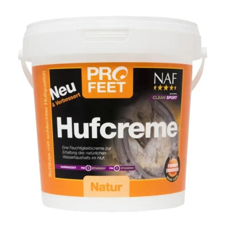 NAF Pro Feet Hoof moist přírodní mast na kopyta (NAF Pro Feet Hoof moist - přírodní mast na kopyta, kyblík 900g)