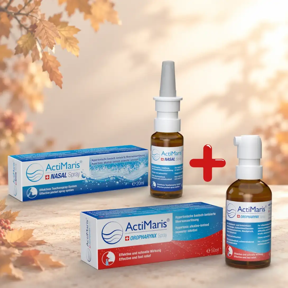ActiMaris NASAL nosní sprej 20 ml + ActiMaris OROPHARYNX ústní sprej 50 ml