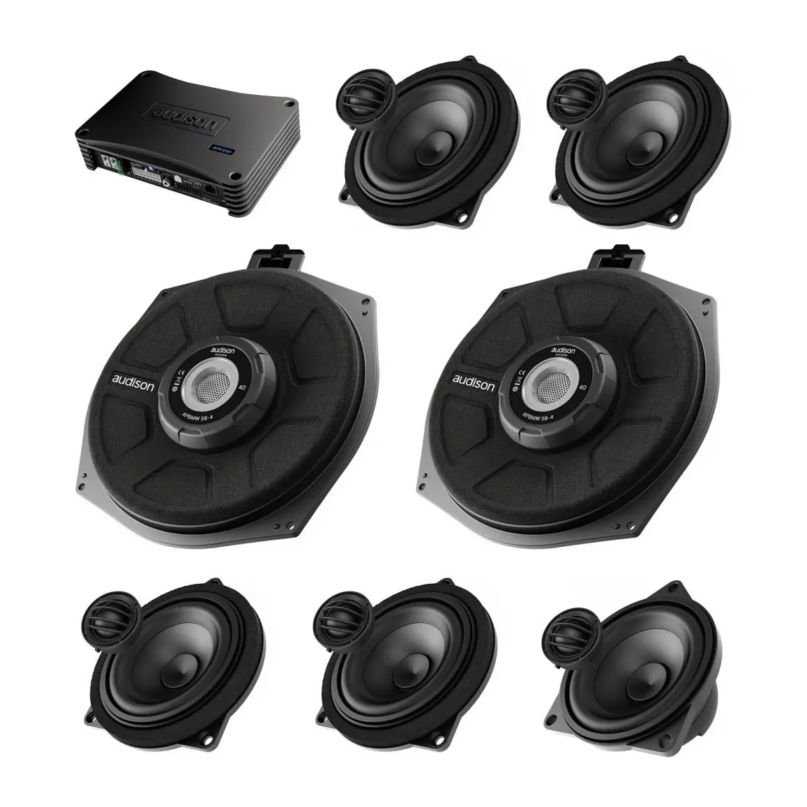 Kompletní ozvučení Audison s DSP procesorem do BMW X3 (G01) s výbavou Hi-Fi Sound System