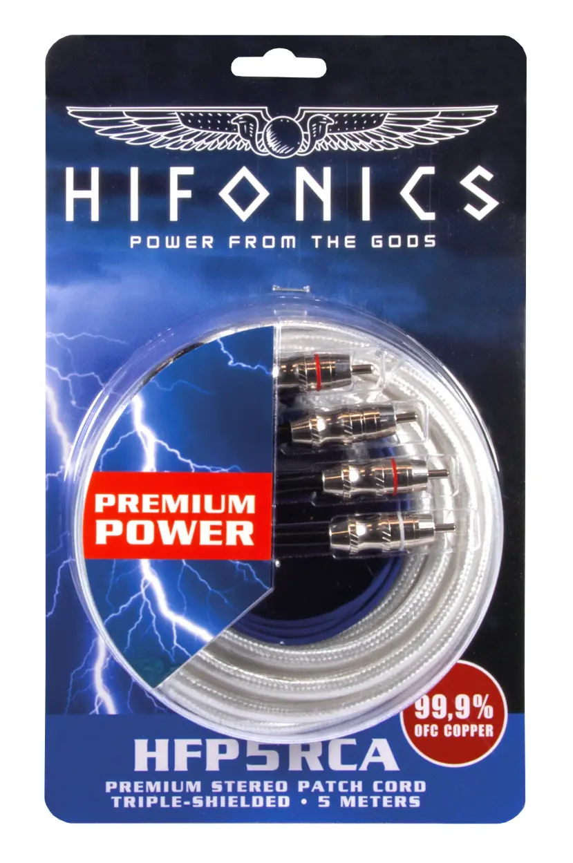 Signálový kabel Hifonics HFP5RCA