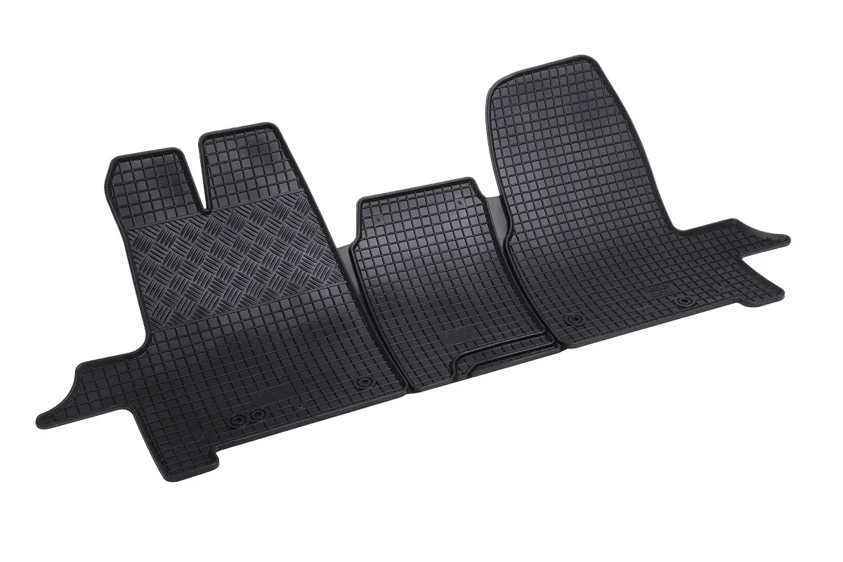 Gumové autokoberce Rigum pro Ford Transit Custom 3 míst. (2012 -), Touneo 3 míst. (2012 -), Transit Custom (2018 -)