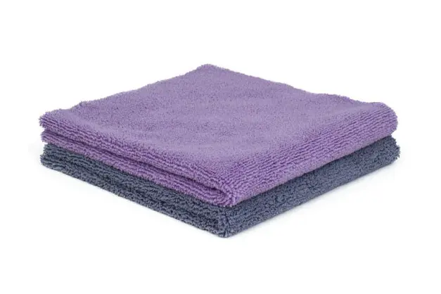 Mikrovláknová utěrka Purestar Two Face Buffing Towel Purple/Gray