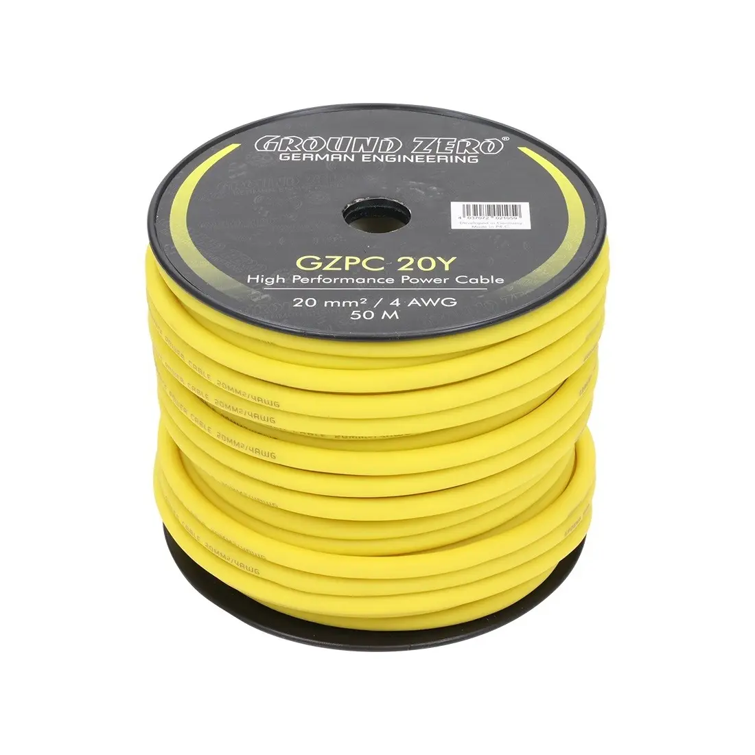 Napájecí kabel Ground Zero GZPC 20Y (cena za 1 metr)