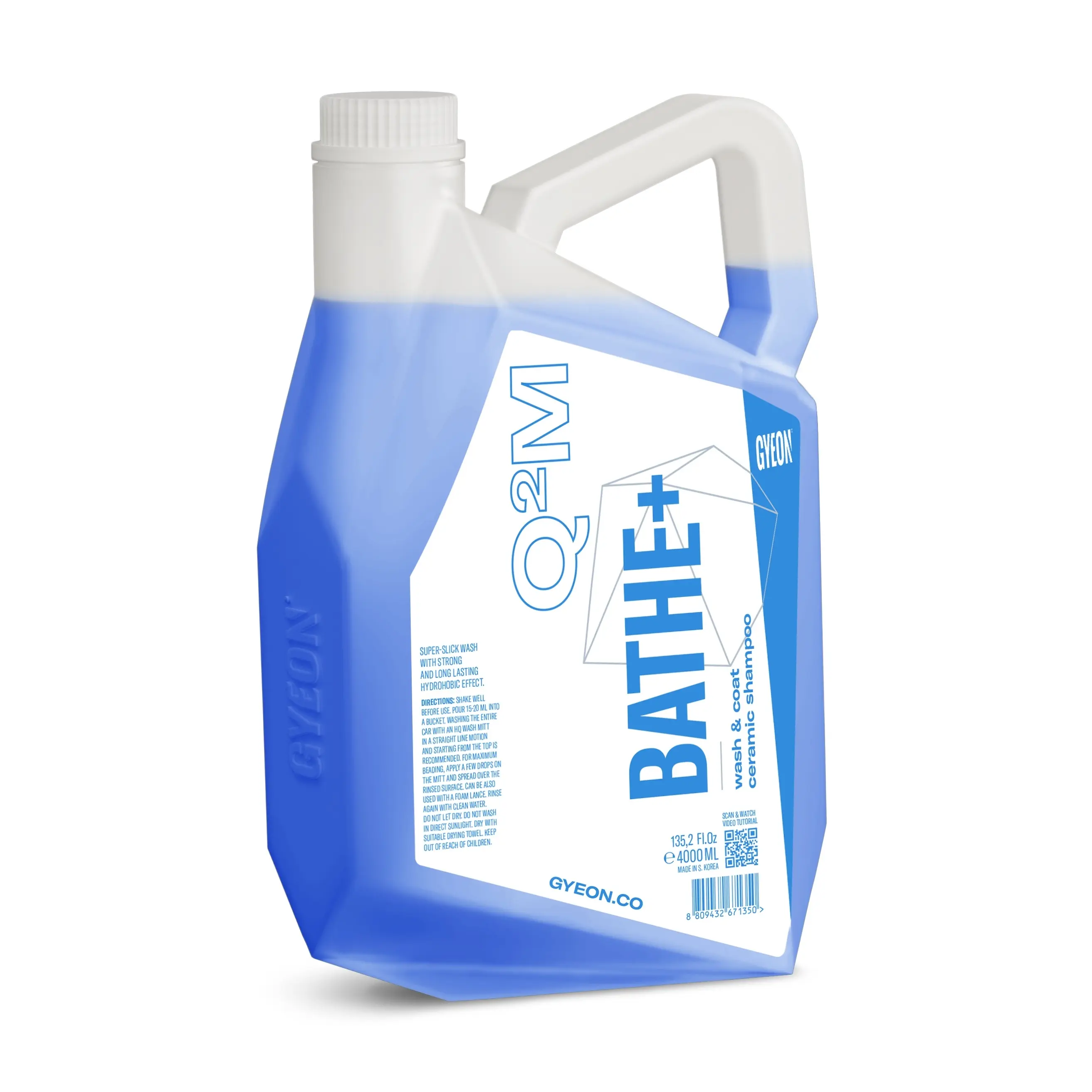 Gyeon Q2M Bathe+ 4L autošampon s křemičitým sealantem