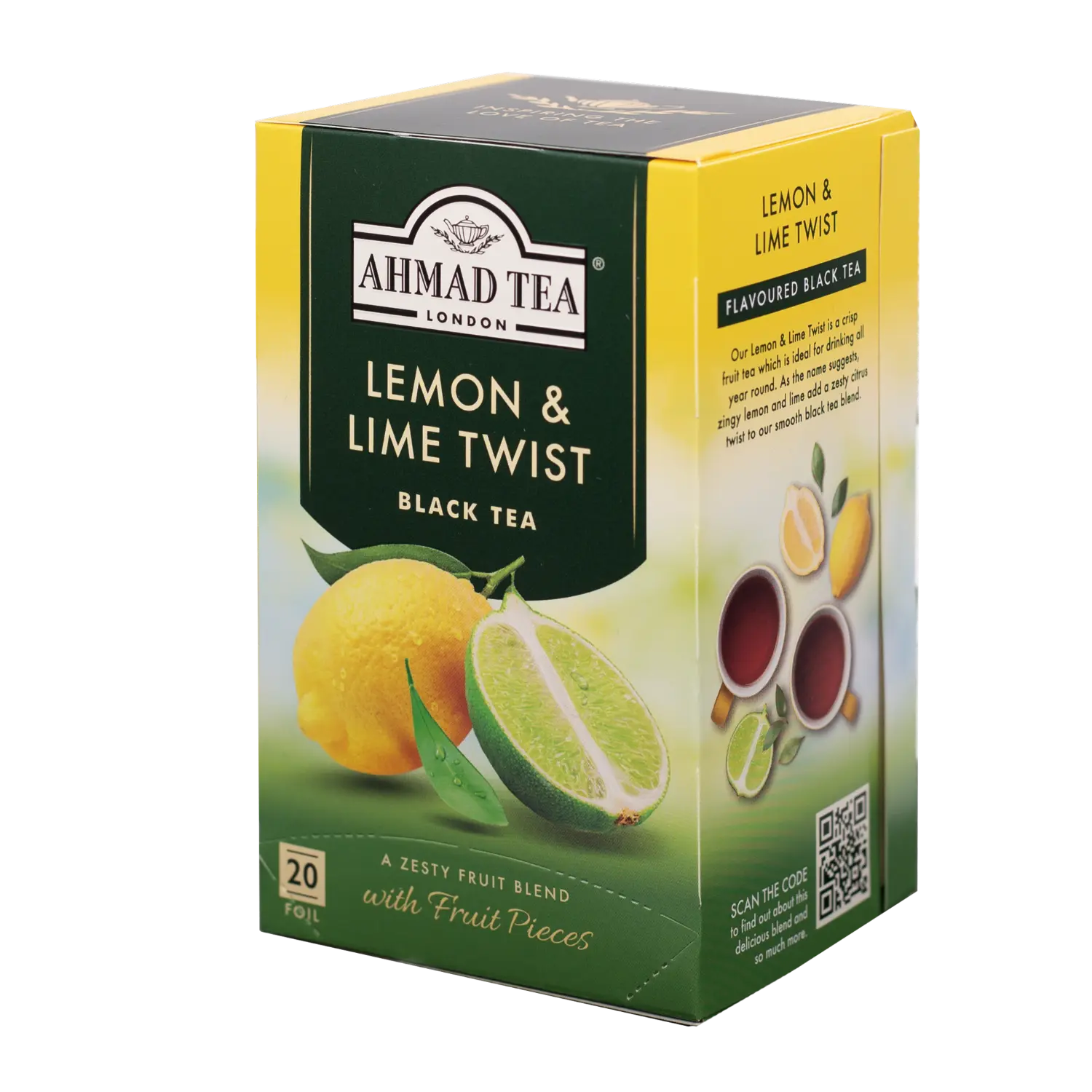 Ahmad Tea | Lemon & Lime Twist | 20 alu sáčků