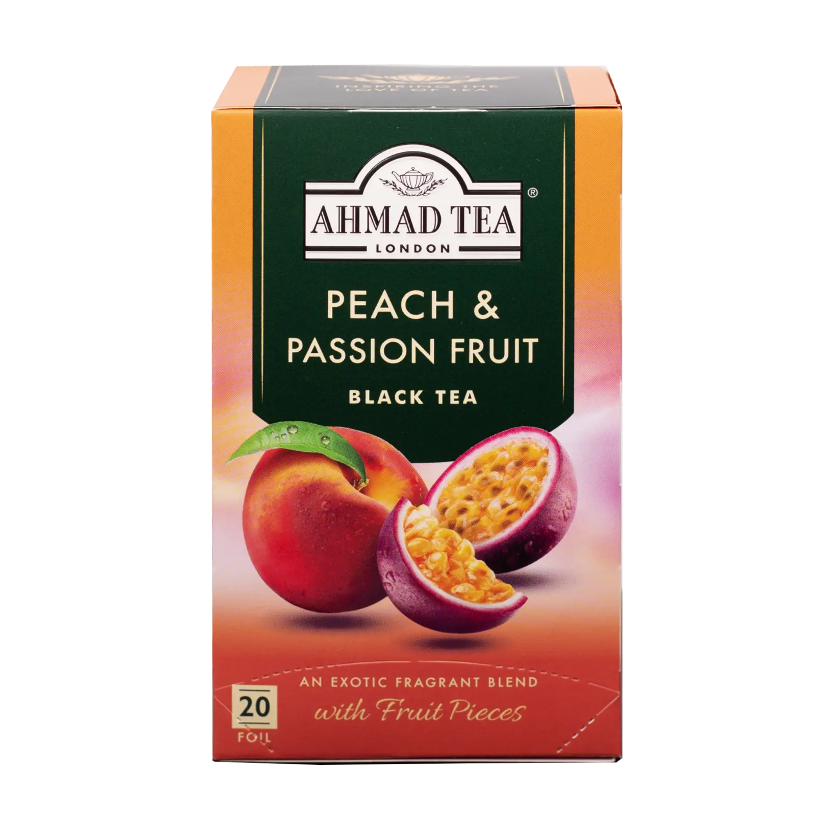 Ahmad Tea | Peach & Passion Fruit | 20 alu sáčků