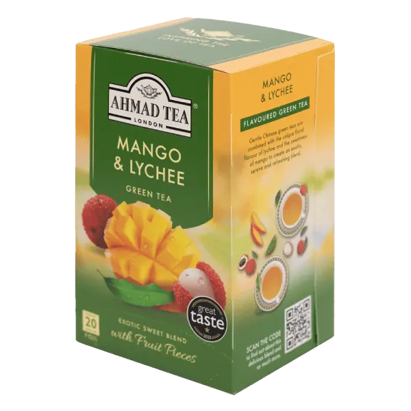 Ahmad Tea | Mango a Lychee | 20 alu sáčků