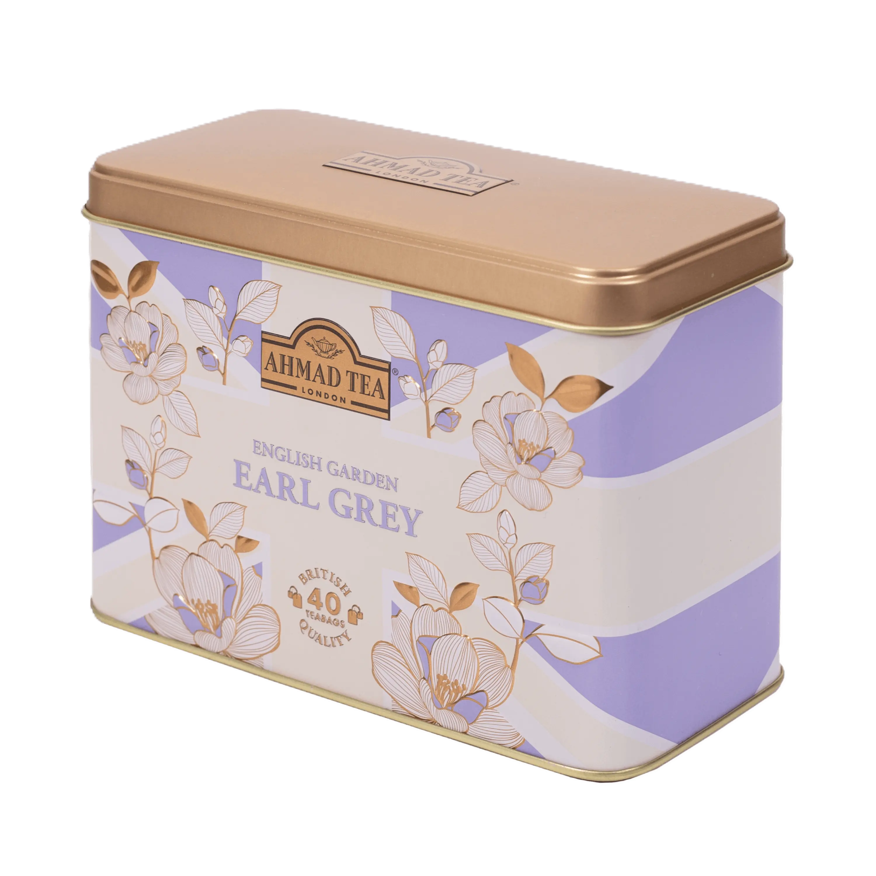 Ahmad Tea | Garden Caddy Earl Grey | 40 sáčků s úvazkem