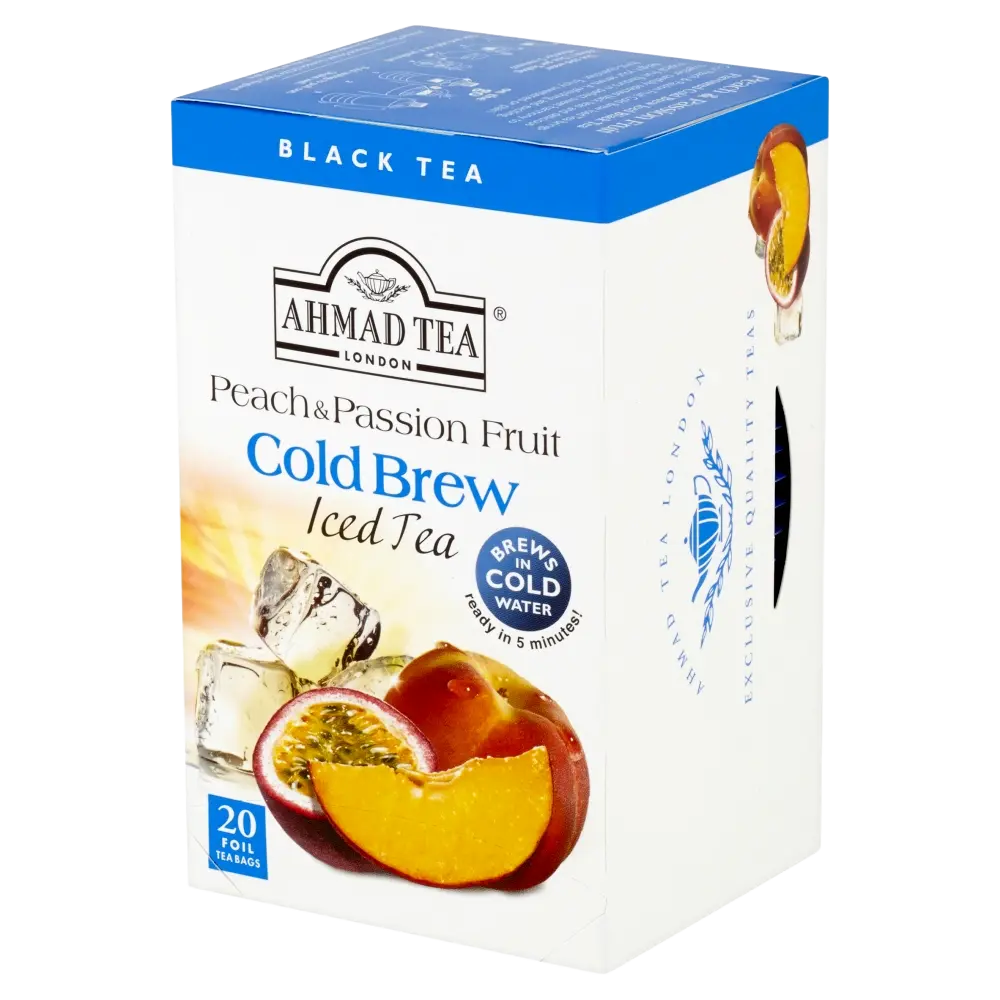 Ahmad Tea | Peach & Passion Fruit Cold Brew | 20 alu sáčků