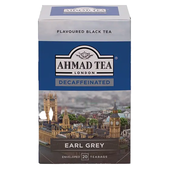 Ahmad Tea Earl Grey bez kofeinu porcovaný čaj 20x2 g
