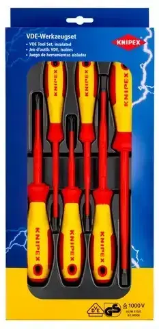 Sada VDE šroubováků KNIPEX, 6 ks - 002012V02