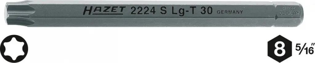 Nástavec(bit) TORX®, Hazet 2224SLG-T45