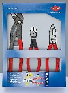 Paket silových kleští KNIPEX 00 20 10 - sada 3 díly 00 20 10