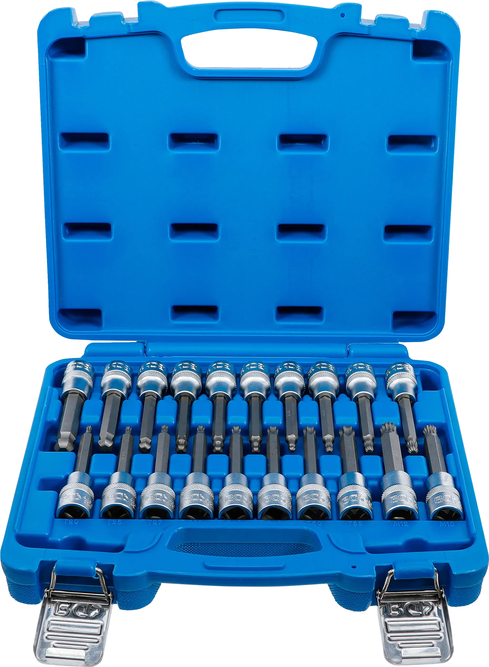 Sada nástrčných hlavic s bity Torx a XZN 1/2", 20 ks, BGS - B5170