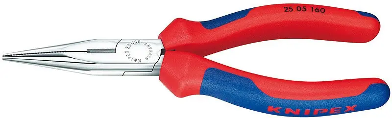 Půlkulaté kleště s břity chromované 160 mm - 2505160