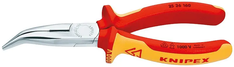 Půlkulaté kleště s břity chromované 160 mm - 2526160