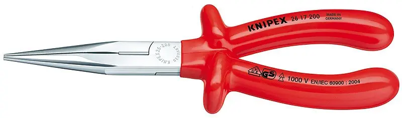 Půlkulaté kleště s břity chromované 200 mm - 2617200