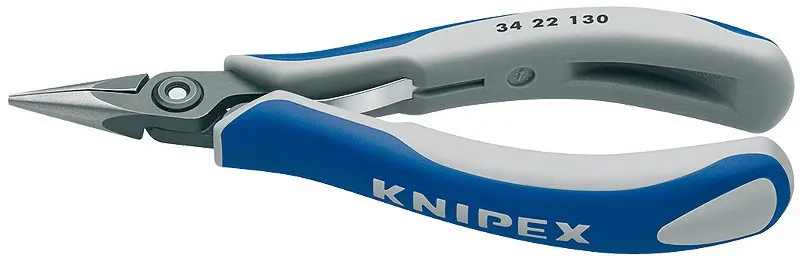 Přesné rovné půlkulaté kleště na elektroniku 135 mm - 3422130