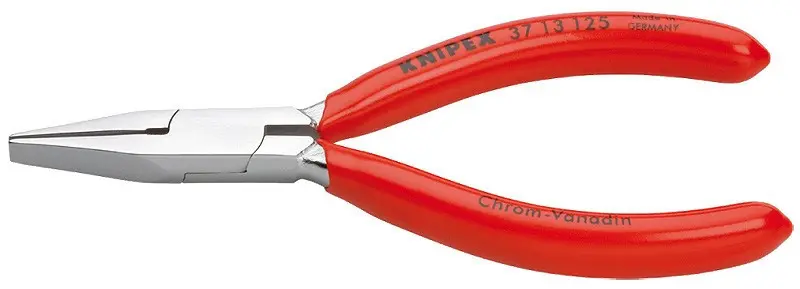 Rovné ploché kleště 125 mm Knipex pro jemnou mechaniku chromované - 3713125