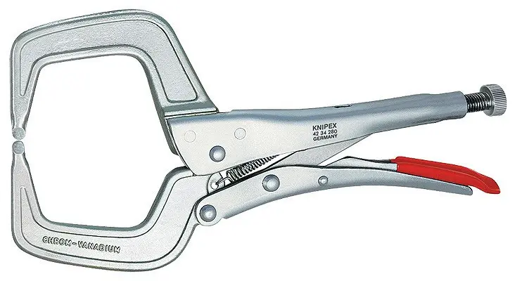 Samosvorné kleště s pákovým mechanizmem pro svařování leskle zinkované 280 mm - 4234280