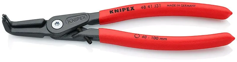 Vnitřní zahnuté kleště na pojistné kroužky 210 mm - 4841J31 Knipex